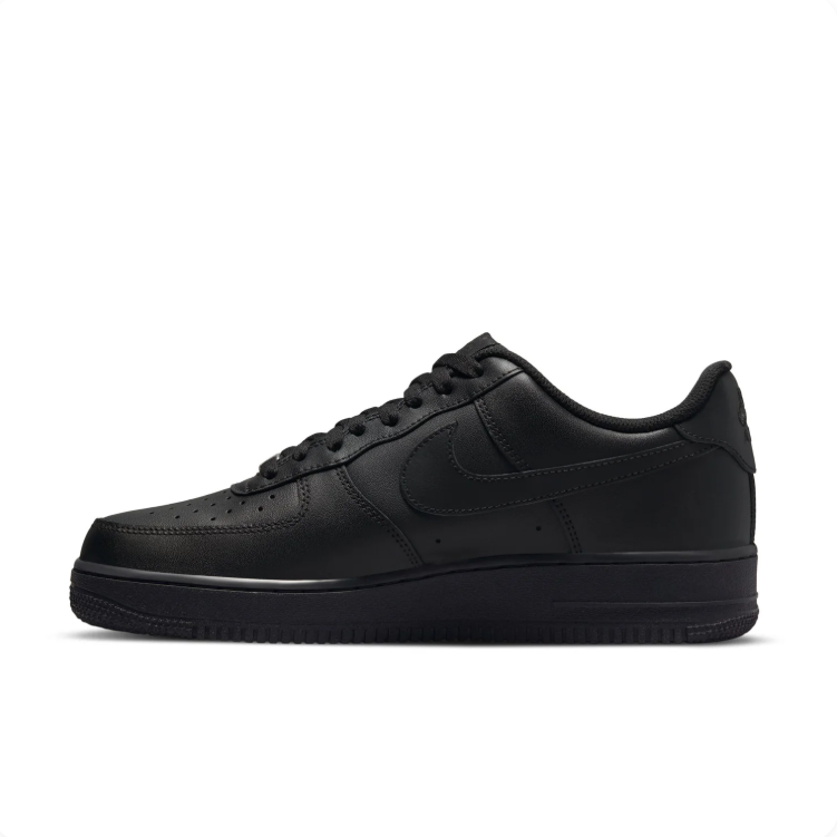 Nike All-Black Low-Top Lace-Up Sneakers