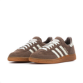 adidas Spezial Taupe & Cream Low-Top Sneakers with Gum-Colored Sole