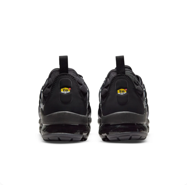 Nike Air VaporMax Plus All-Black Lace-Up Sneakers