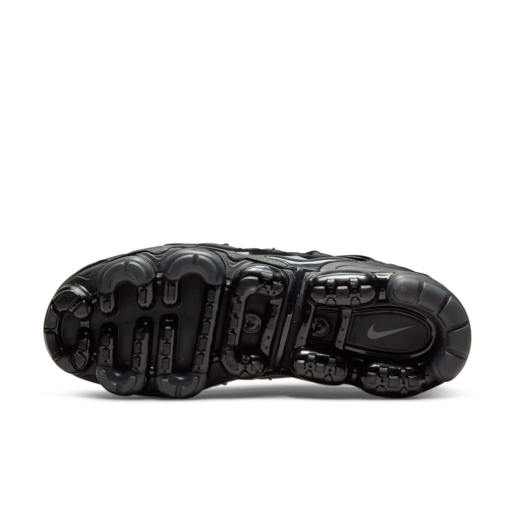 Nike Air VaporMax Plus All-Black Lace-Up Sneakers