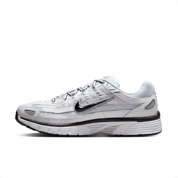 Nike P-6000 White & Black Low-Top Sneakers