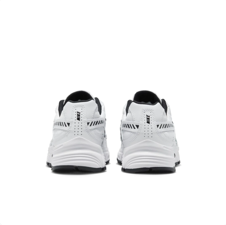 Nike Initiator White & Silver Sneakers with Black Accents