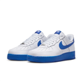 Nike Air Force 1 White & Royal Blue Low-Top Sneakers