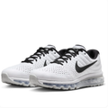 Nike Air Max White & Black Sneakers with Full-Length Visible Air Sole