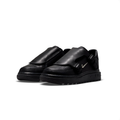 Nike Black Low-Top Sneakers with Buckle Straps & Metallic Swoosh
