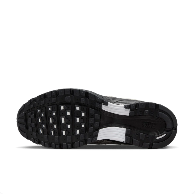 Nike P-6000 Black & Gray Snakeskin-Print Low-Top Sneakers