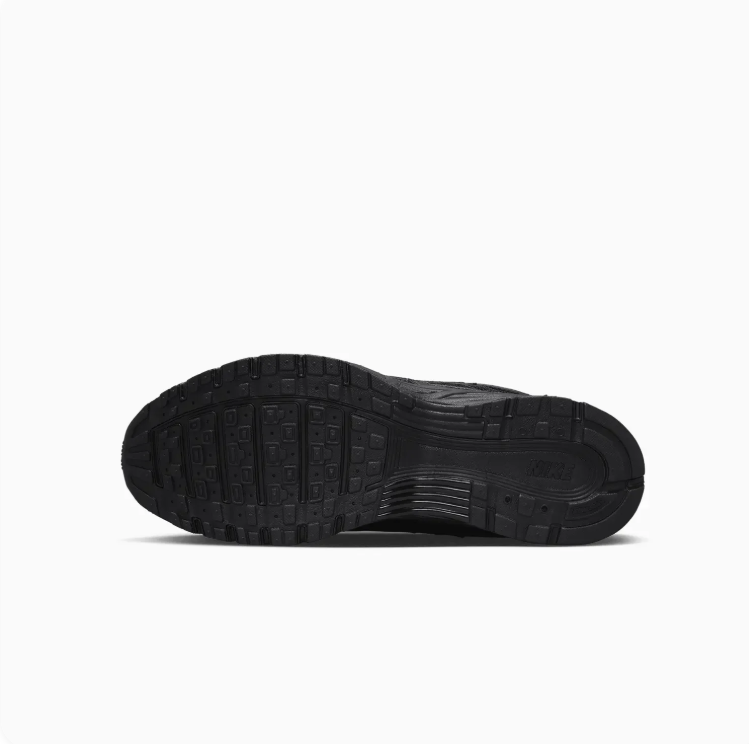 Nike P-6000 All-Black Low-Top Lace-Up Sneakers
