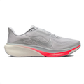 Nike Light Gray & Coral Low-Top Sneakers with Sculpted Sole