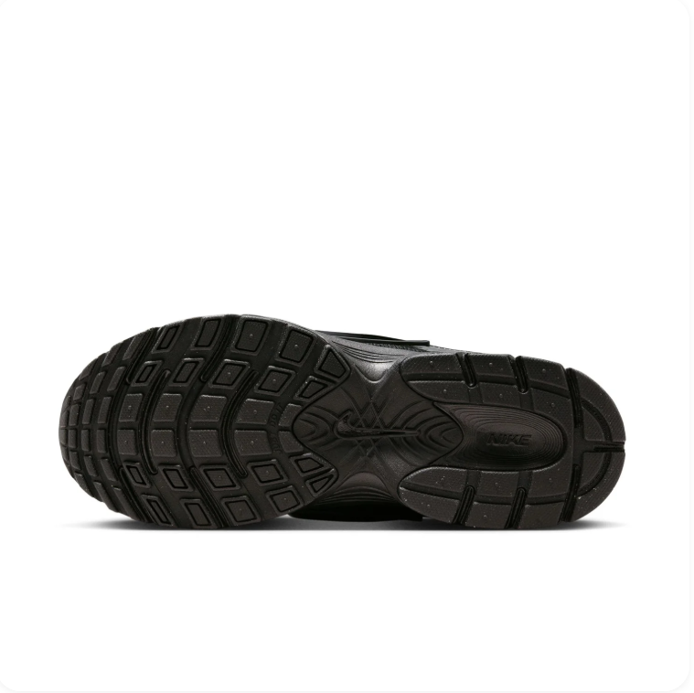 Nike All-Black Mesh Low-Top Sneakers with Chunky Sole