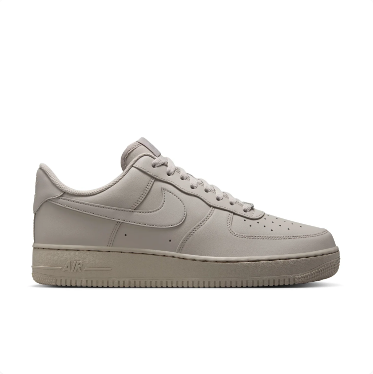Nike Air Force 1 Light Taupe Low-Top Lace-Up Sneakers
