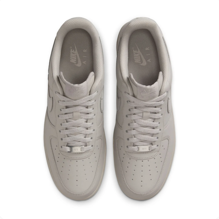 Nike Air Force 1 Light Taupe Low-Top Lace-Up Sneakers